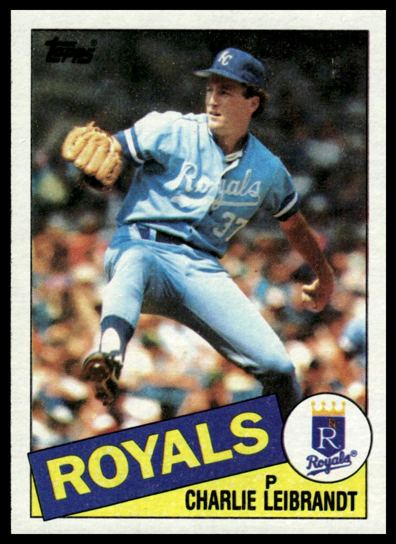 1985 Topps #459 Charlie Leibrandt