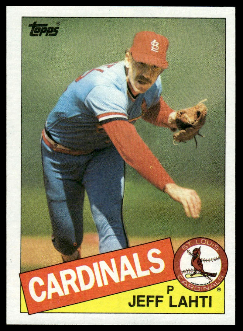 1985 Topps #447 Jeff Lahti