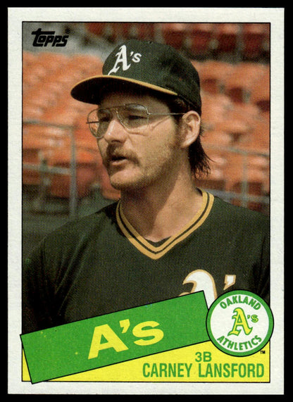1985 Topps #422 Carney Lansford