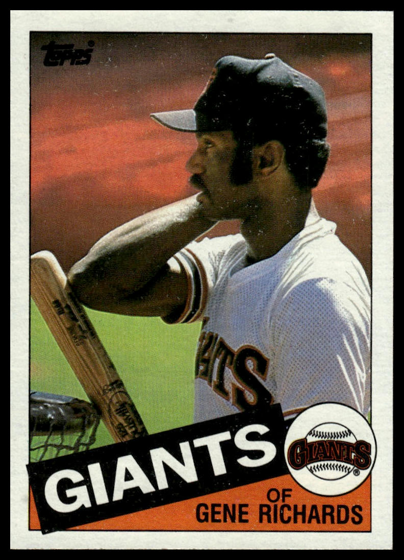 1985 Topps #434 Gene Richards