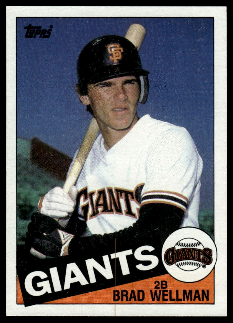 1985 Topps #409 Brad Wellman