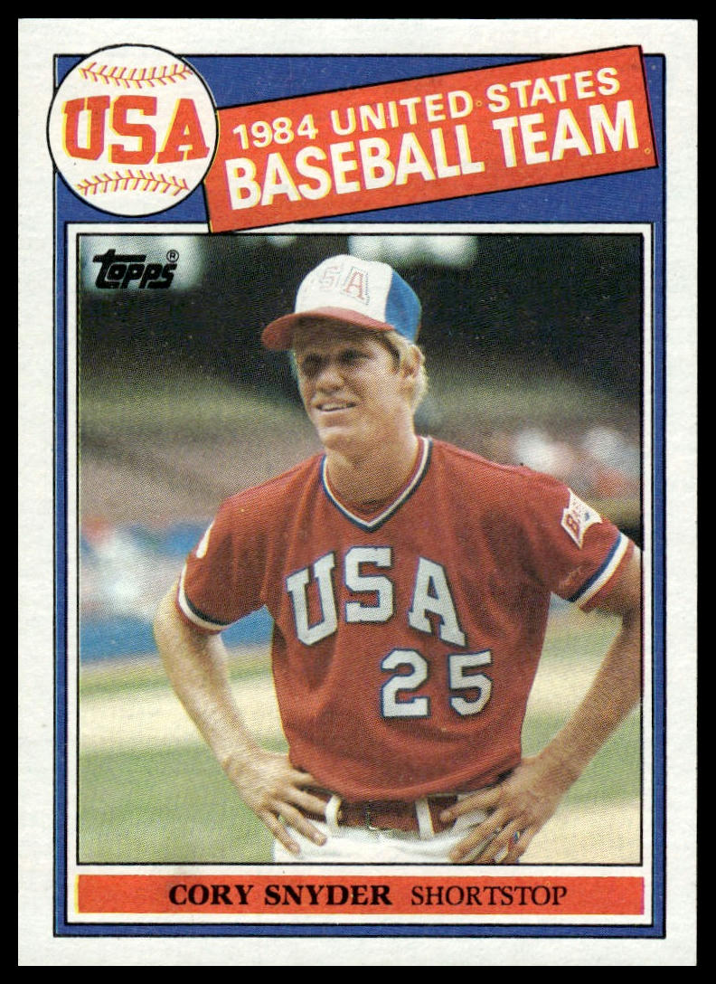 1985 Topps #403 Cory Snyder