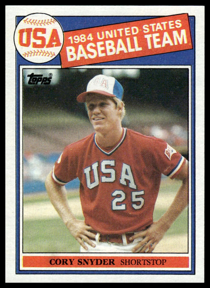 1985 Topps #403 Cory Snyder