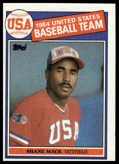 1985 Topps #398 Shane Mack