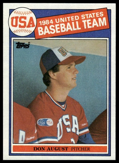 1985 Topps #392 Don August