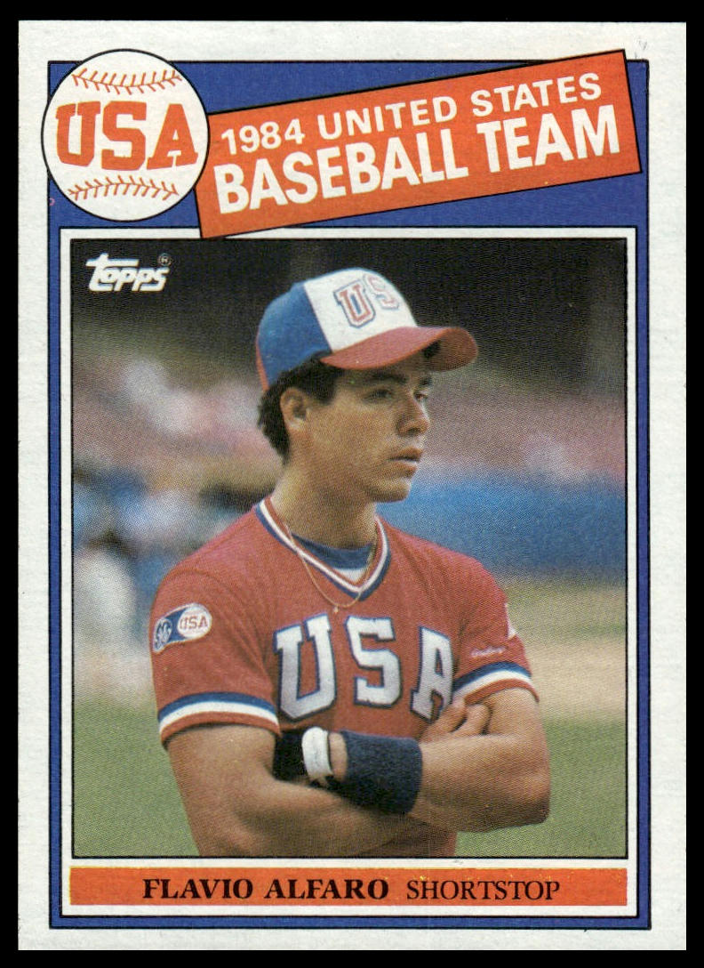1985 Topps #391 Flavio Alfaro