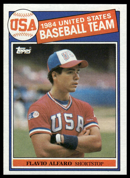 1985 Topps #391 Flavio Alfaro