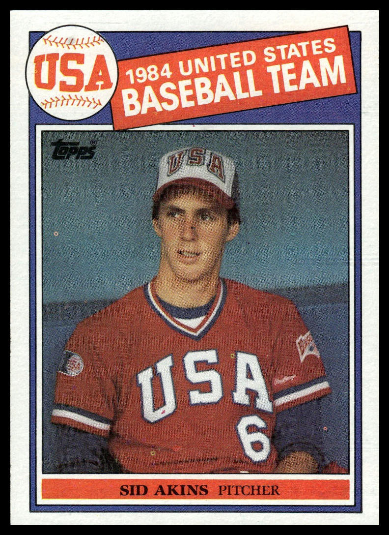 1985 Topps #390 Sid Akins