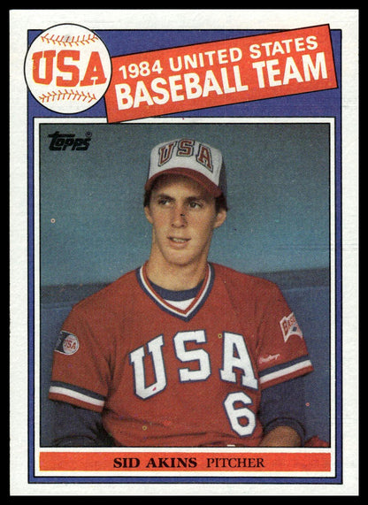 1985 Topps #390 Sid Akins