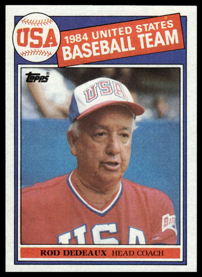 1985 Topps #389 Rod Dedeaux