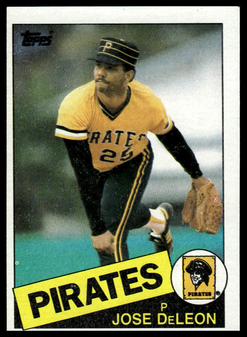 1985 Topps #385 Jose DeLeon