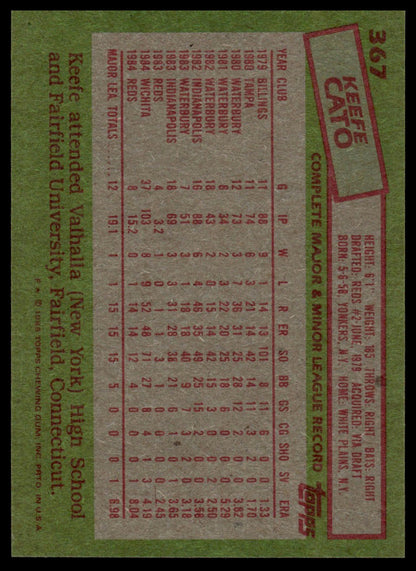 1985 Topps #367 Keefe Cato