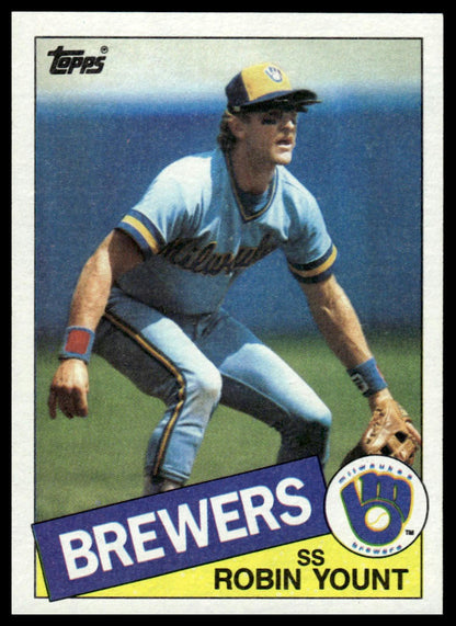 1985 Topps #340 Robin Yount