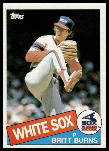 1985 Topps #338 Britt Burns