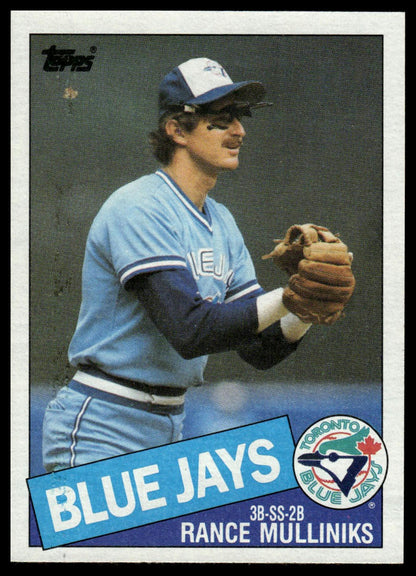 1985 Topps #336 Rance Mulliniks