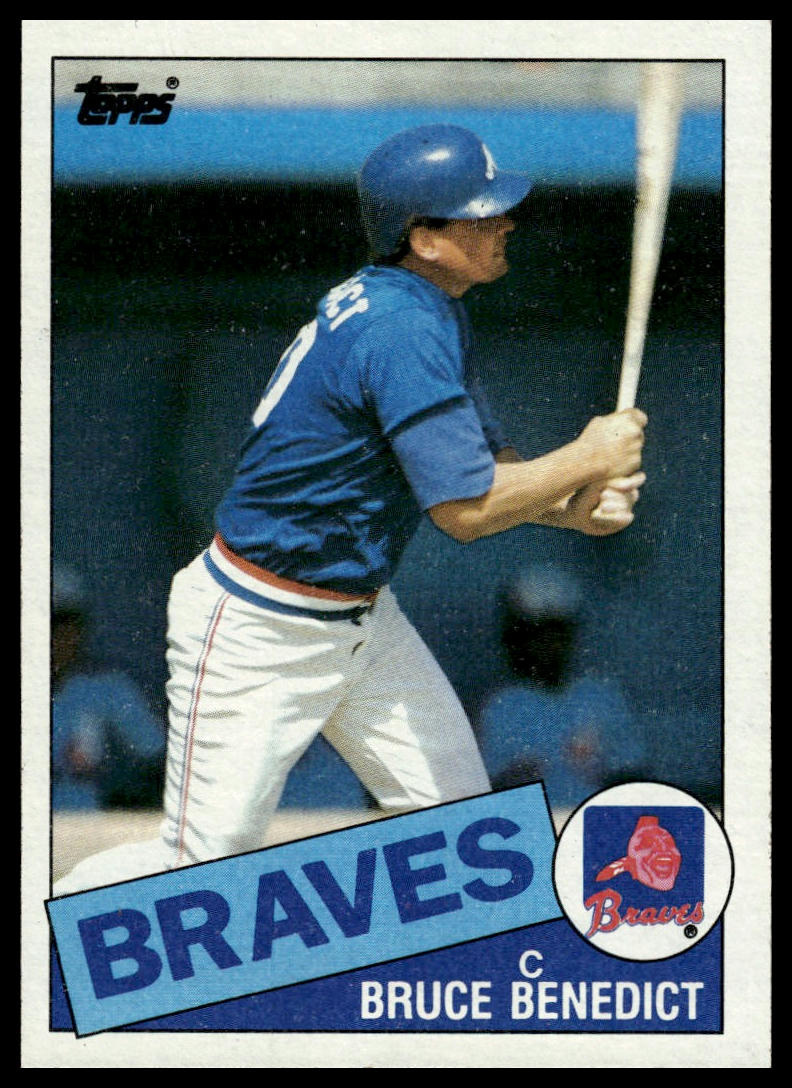 1985 Topps #335 Bruce Benedict