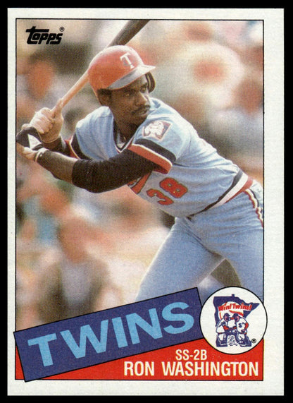 1985 Topps #329 Ron Washington