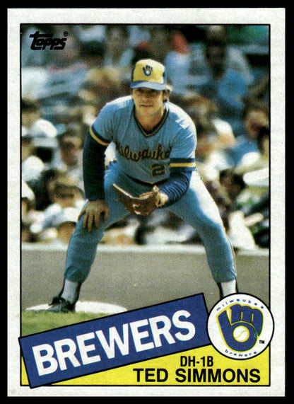 1985 Topps #318 Ted Simmons