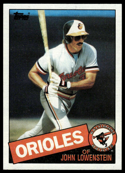 1985 Topps #316 John Lowenstein