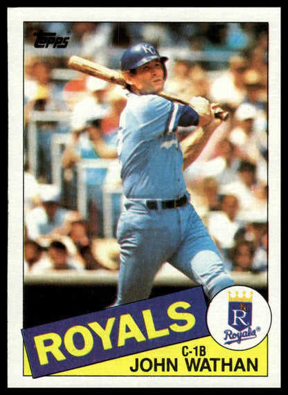 1985 Topps #308 John Wathan