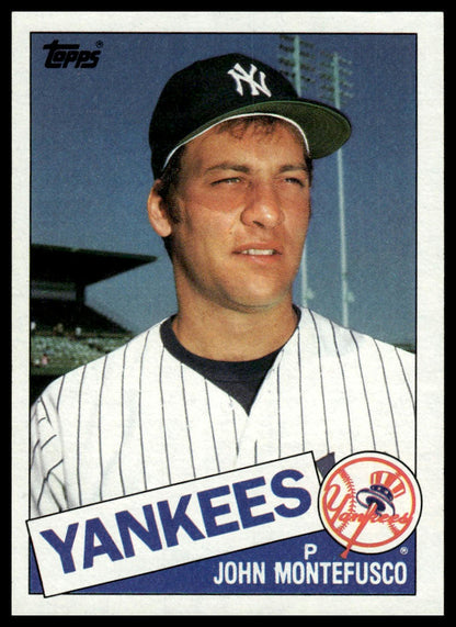 1985 Topps #301 John Montefusco