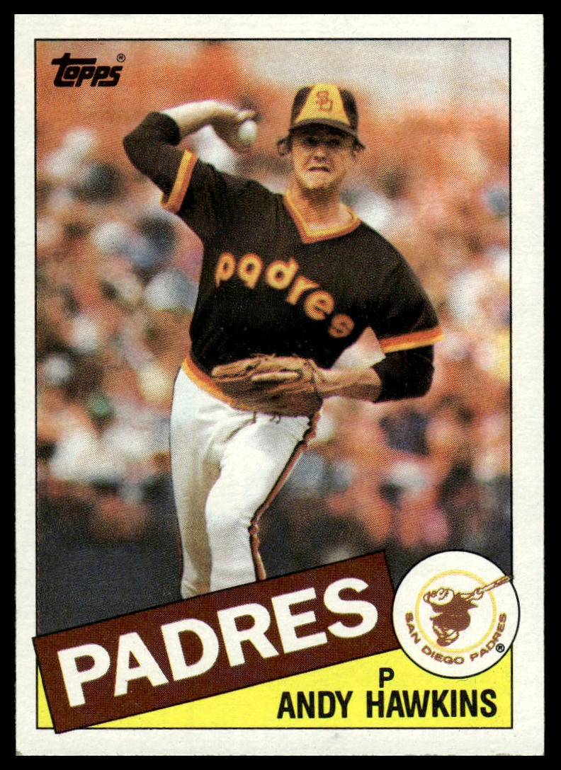 1985 Topps #299 Andy Hawkins