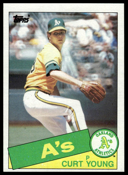 1985 Topps #293 Curt Young