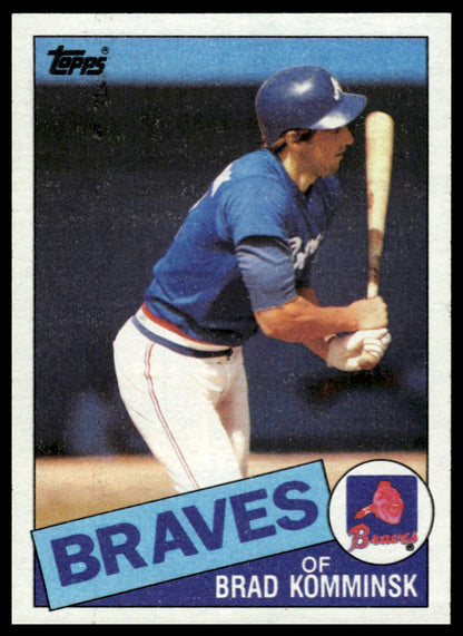 1985 Topps #292 Brad Komminsk