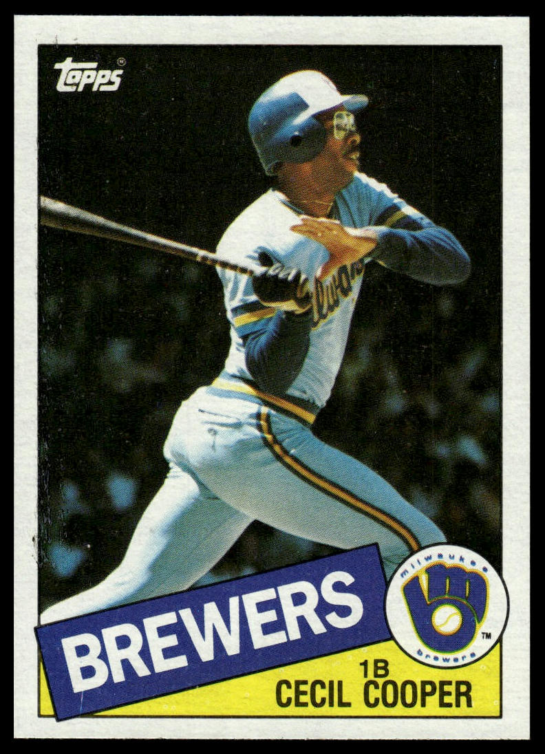 1985 Topps #290 Cecil Cooper