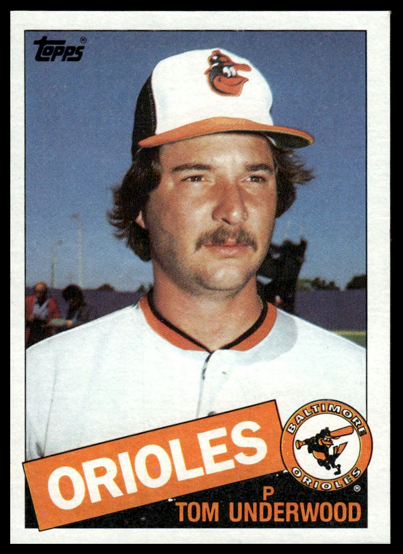 1985 Topps #289 Tom Underwood