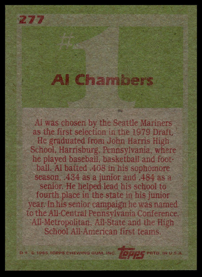1985 Topps #277 Al Chambers