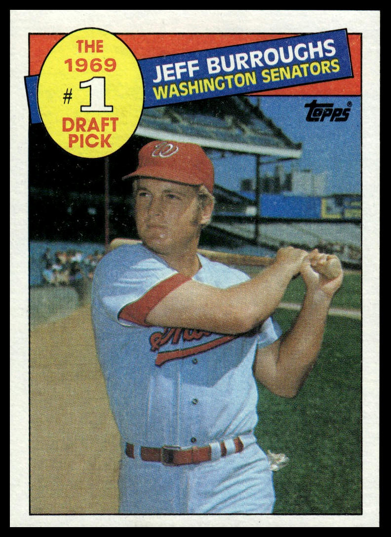 1985 Topps #272 Jeff Burroughs