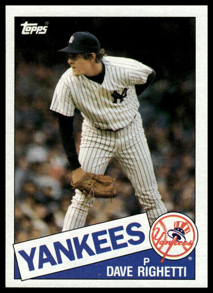 1985 Topps #260 Dave Righetti