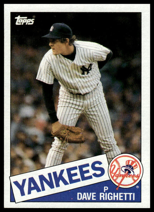 1985 Topps #260 Dave Righetti