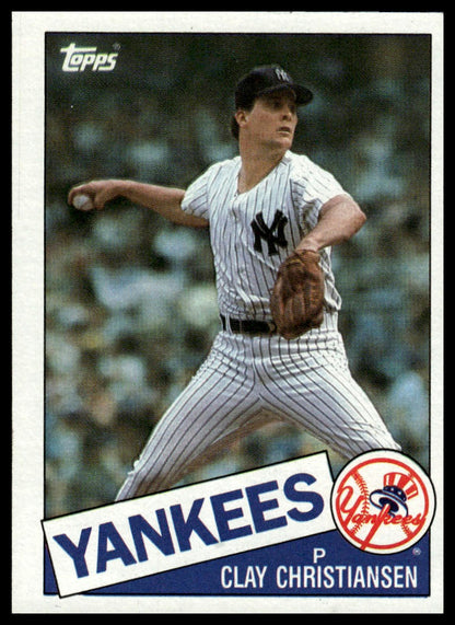 1985 Topps #211 Clay Christiansen