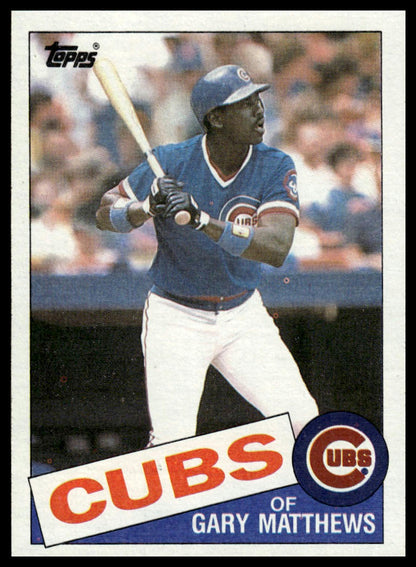 1985 Topps #210 Gary Matthews