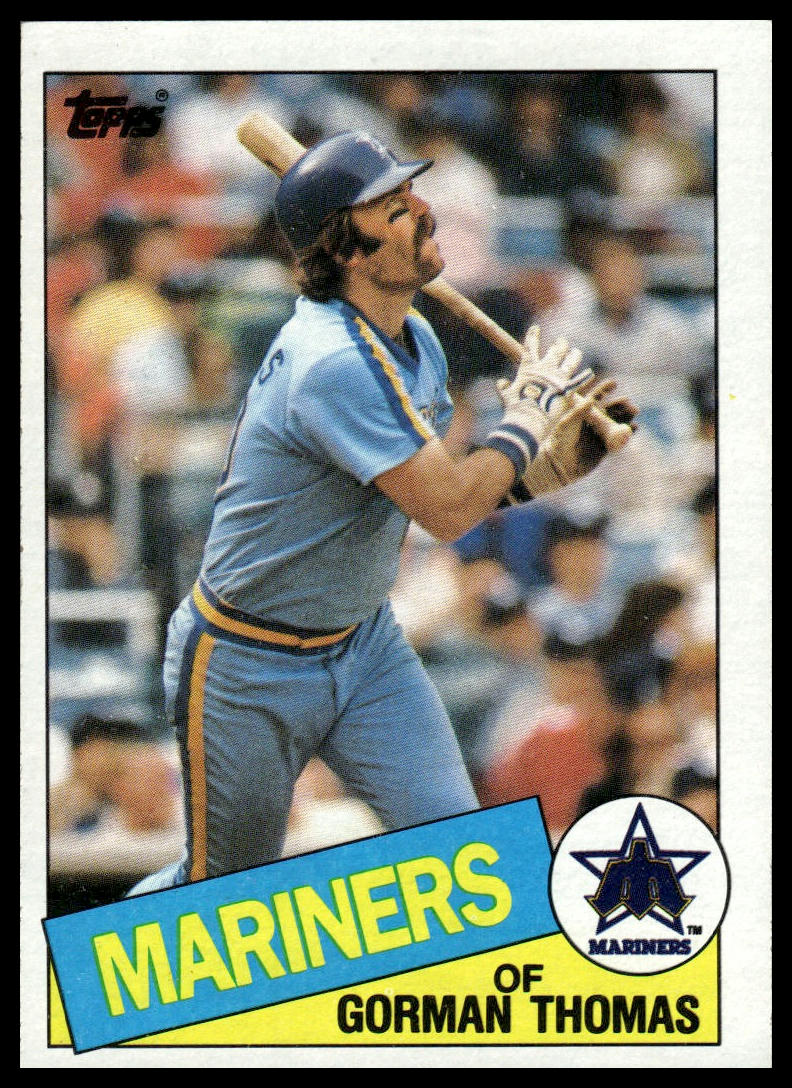 1985 Topps #202 Gorman Thomas