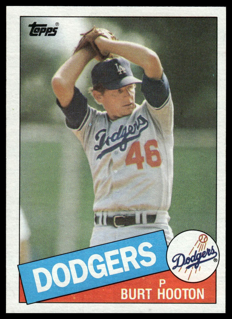 1985 Topps #201 Burt Hooton