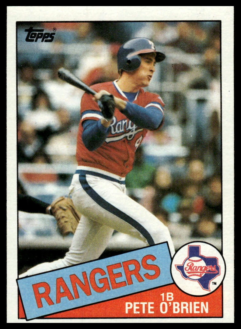 1985 Topps #196 Pete O'Brien