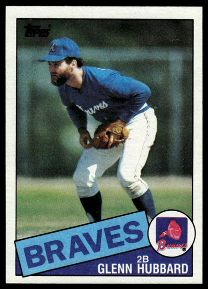 1985 Topps #195 Glenn Hubbard
