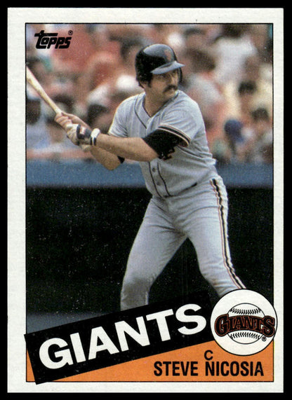 1985 Topps #191 Steve Nicosia