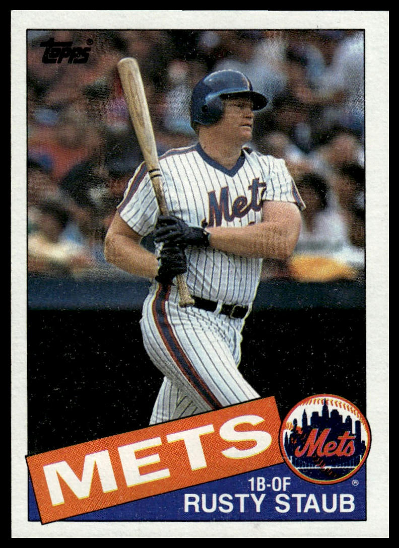 1985 Topps #190 Rusty Staub