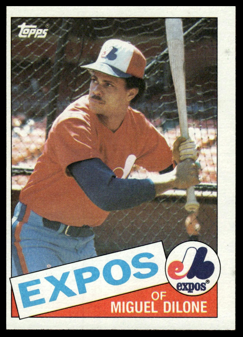 1985 Topps #178 Miguel Dilone