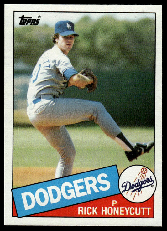 1985 Topps #174 Rick Honeycutt