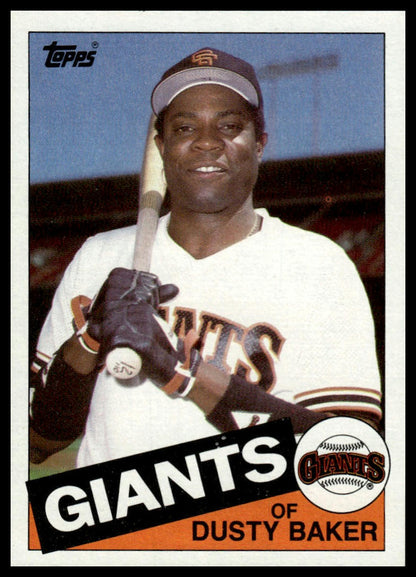 1985 Topps #165 Dusty Baker