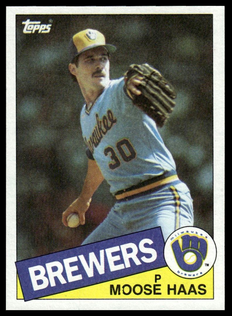 1985 Topps #151 Moose Haas