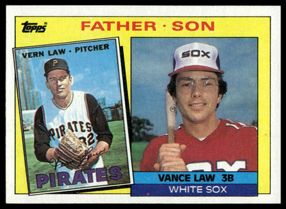 1985 Topps #137 Vern Law / Vance Law F&S