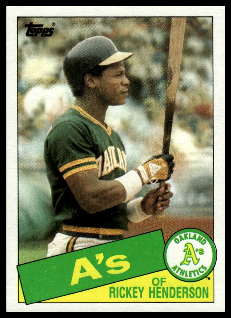 1985 Topps #115 Rickey Henderson