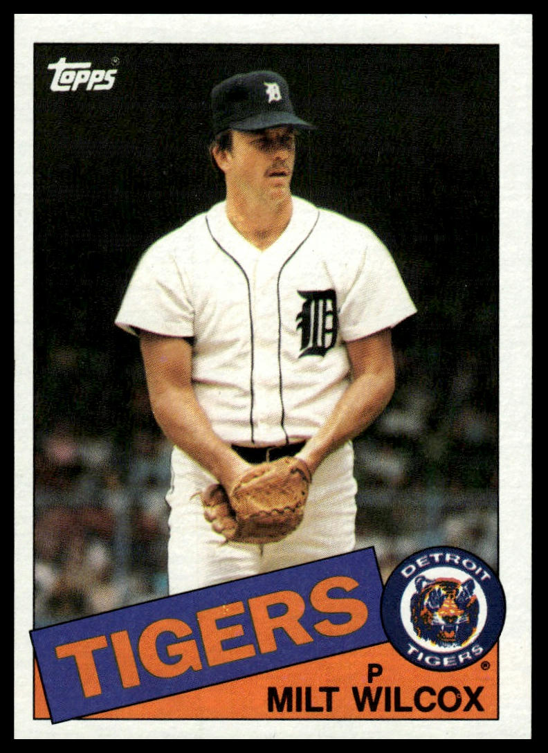 1985 Topps #99 Milt Wilcox