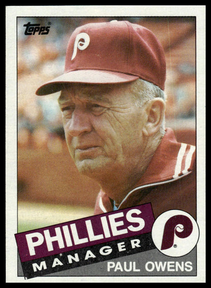 1985 Topps #92 Paul Owens
